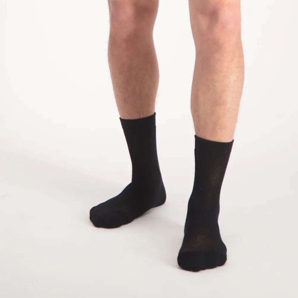 נעל גרב במבו 1/4 שחור 1001 - נאות ישראל