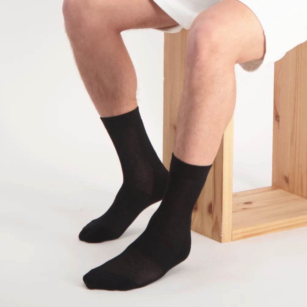 נעל גרב במבו 1/4 שחור 1001 - נאות ישראל