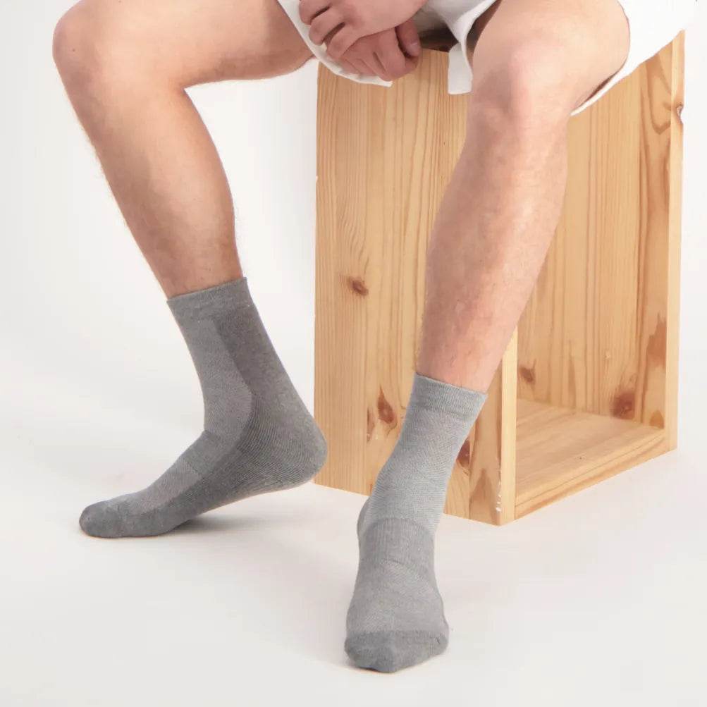 נעל גרב במבו 1/4 אפור 050 - נאות ישראל