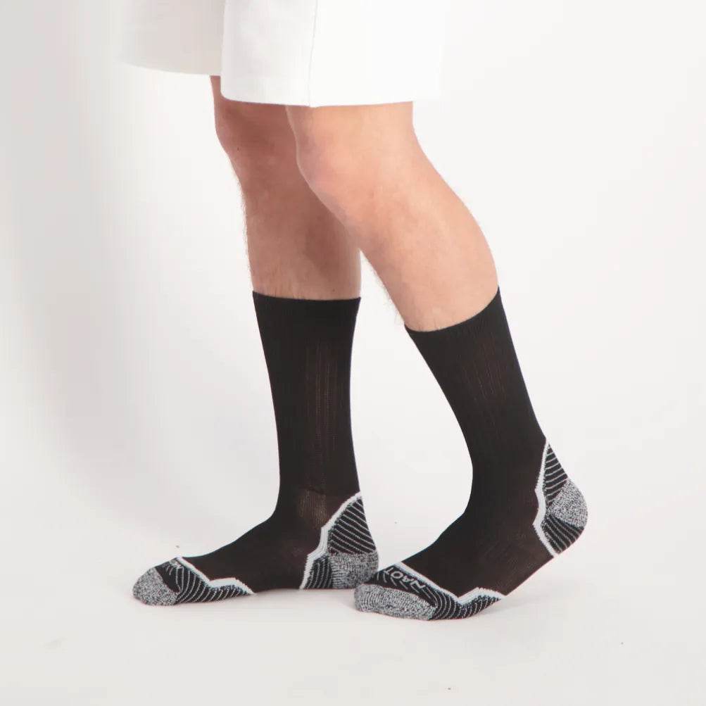 נעל גרבי אקטיב קרואו שחור 1001 - נאות ישראל