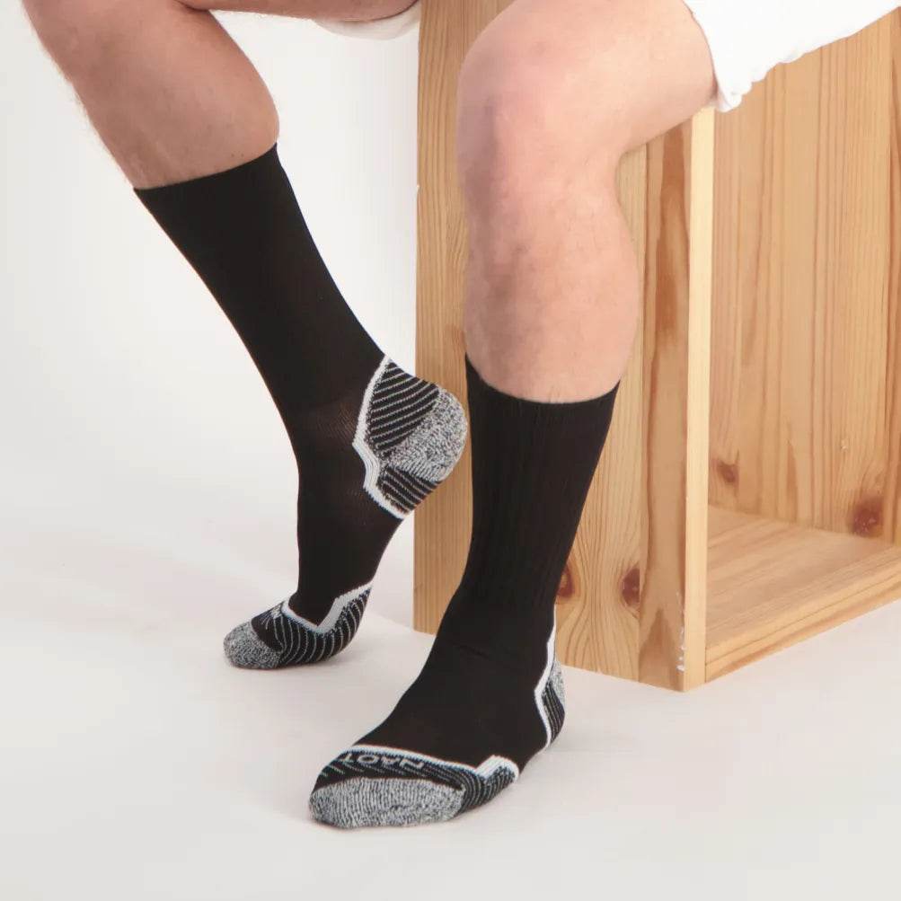 נעל גרבי אקטיב קרואו שחור 1001 - נאות ישראל