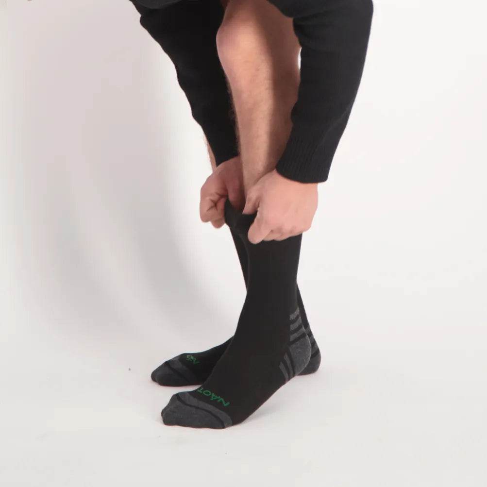 נעל גרבי בריאות פרימיום-A שחור 1001 - נאות ישראל