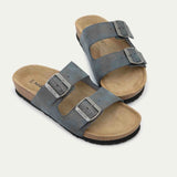 שפלט פסים כסף אפור