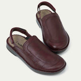 נעל בוראנו עור בורדו רך - נאות ישראל