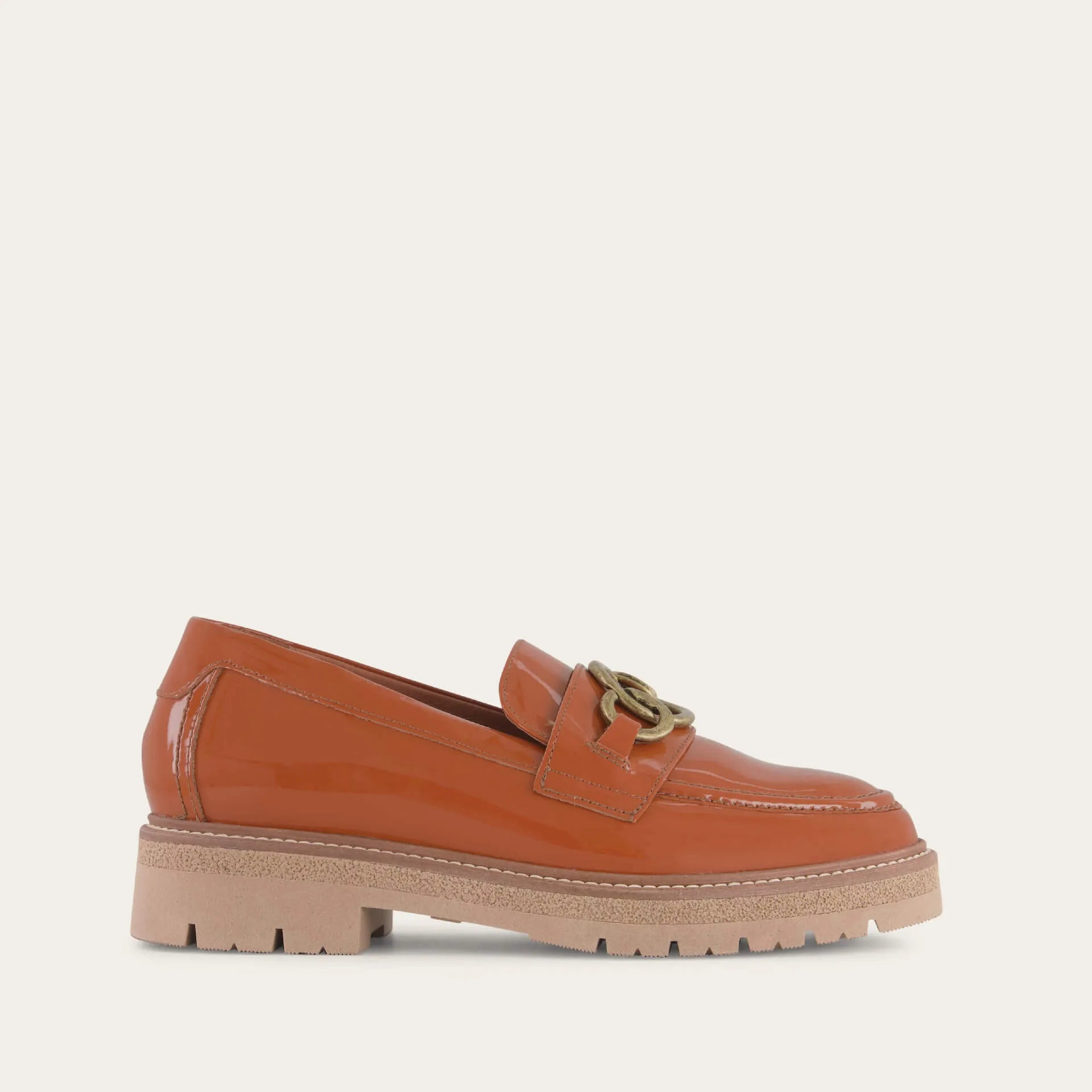 נעל פראמונט BURNT ORANGE PATENT - נאות ישראל