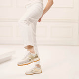 נעל סאנסט לבן זהב וזהב אדום - נאות ישראל