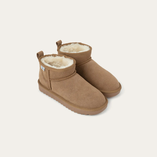 מגפון פוך חיבוק קצר נשים קאמל