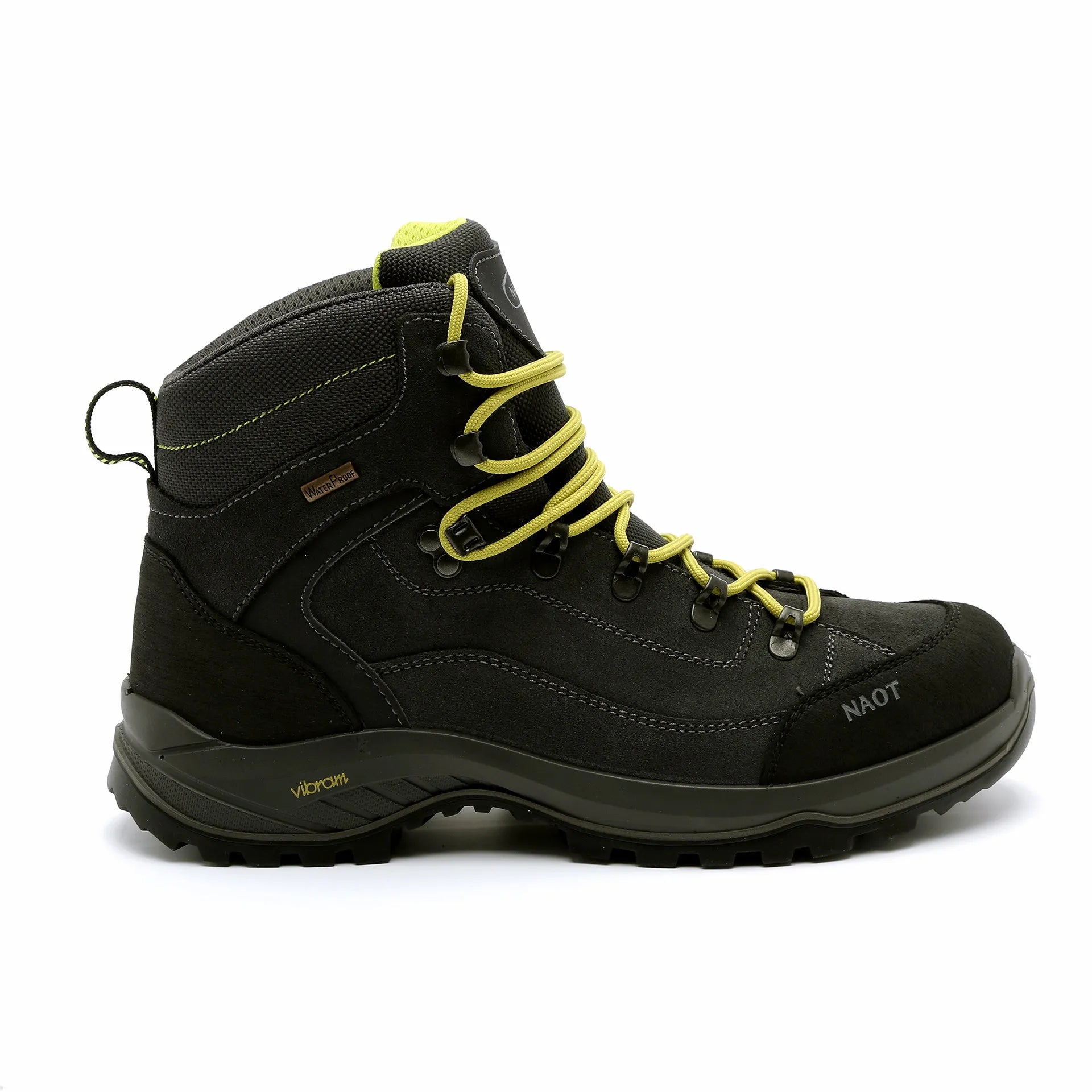 נעל נעלי מטיילים HILLSIDE DUFOR VIBRAM שחור צהוב - נאות ישראל