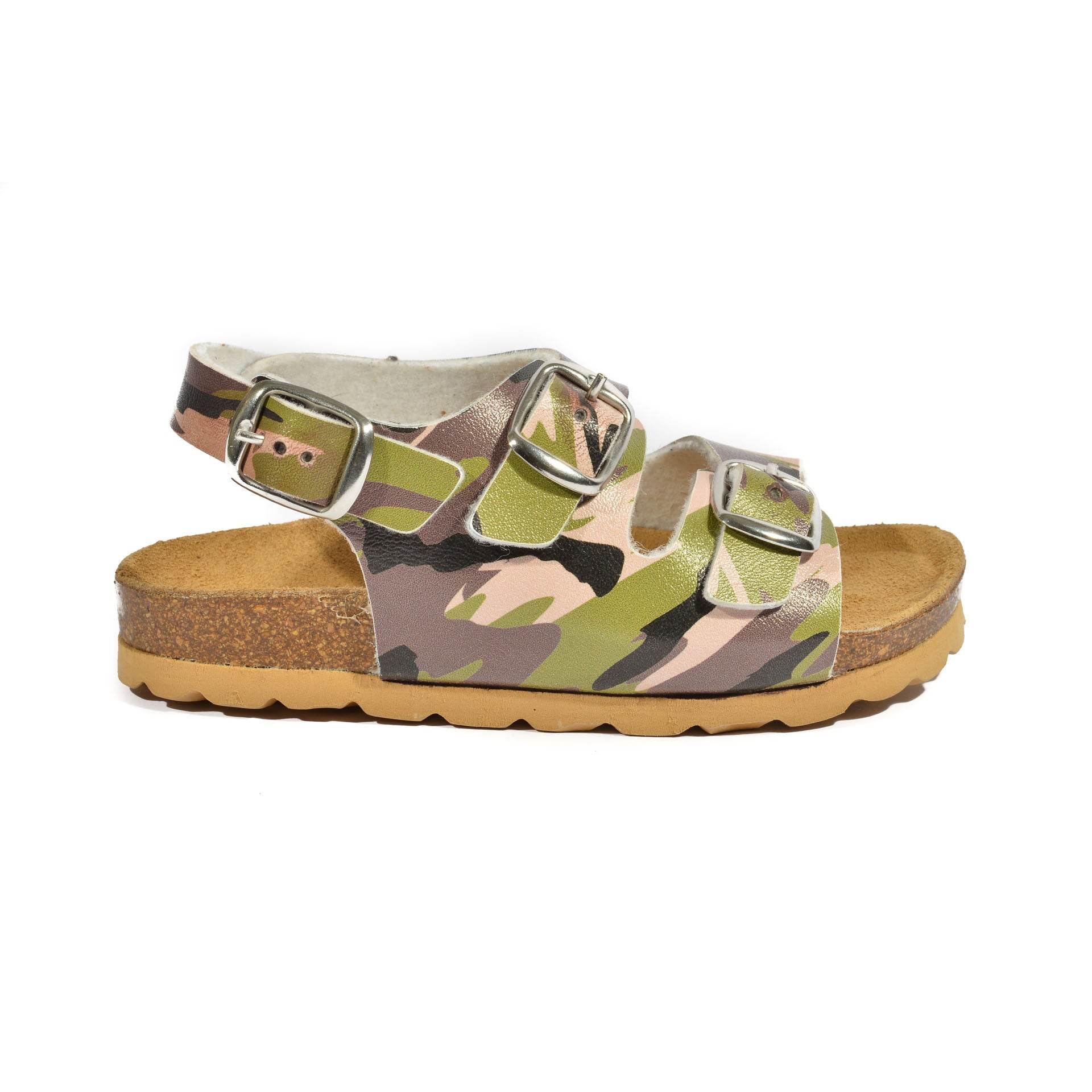 נעל סנדל דקל 16826-S ירוק צבא - נאות ישראל