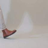 וושינגטון עור חום ברנדי